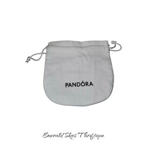 NEW  Pandora Gift Pouch Anti Tarnish Jewelry‎ Drawstring Bag